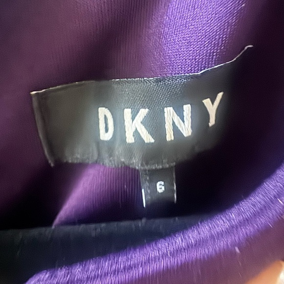 DKNY Deep Purple Women's Dress - Picture 3 of 6